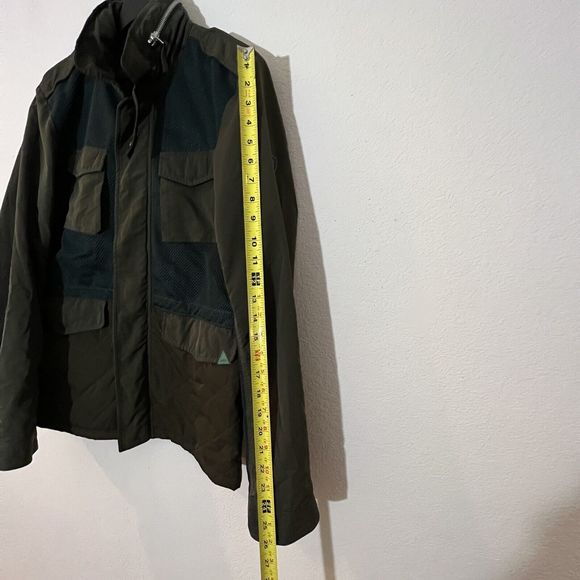 Scotch & Soda Mens Lightweight Quality Summer Jacket Size M Olive Green - Picture 7 of 11